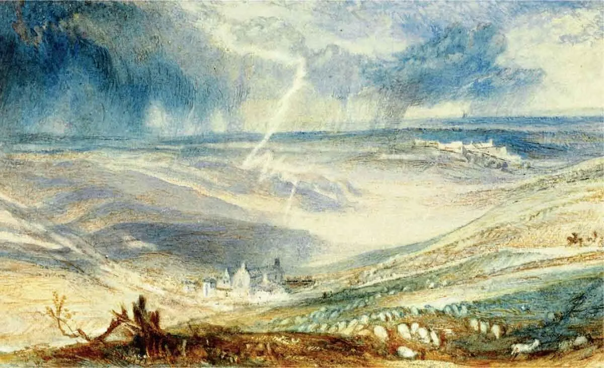 The Field of Waterloo from the Picton Tree by J M W Turner circa 1833 - фото 3