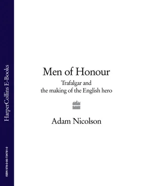 Adam Nicolson Men of Honour: Trafalgar and the Making of the English Hero обложка книги