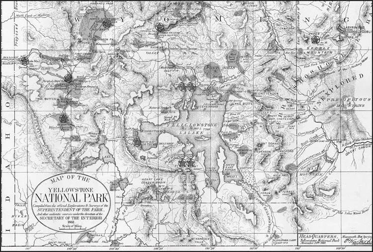 Yellowstone National Park 1881 Courtesy of the Library of Congress Geography - фото 4