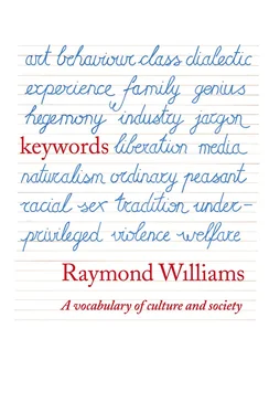Raymond Williams Keywords: A Vocabulary of Culture and Society обложка книги