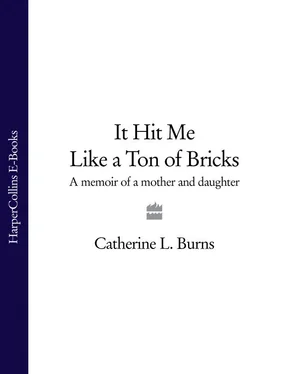 Catherine Burns It Hit Me Like a Ton of Bricks: A memoir of a mother and daughter обложка книги