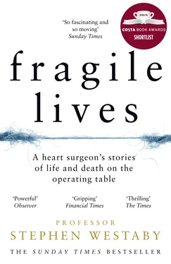 Stephen Westaby Fragile Lives: A Heart Surgeon’s Stories of Life and Death on the Operating Table обложка книги