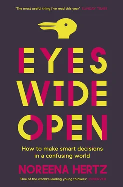 Noreena Hertz Eyes Wide Open: How to Make Smart Decisions in a Confusing World обложка книги