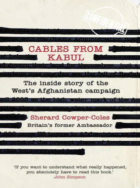 Sherard Cowper-Coles Cables from Kabul: The Inside Story of the West’s Afghanistan Campaign обложка книги