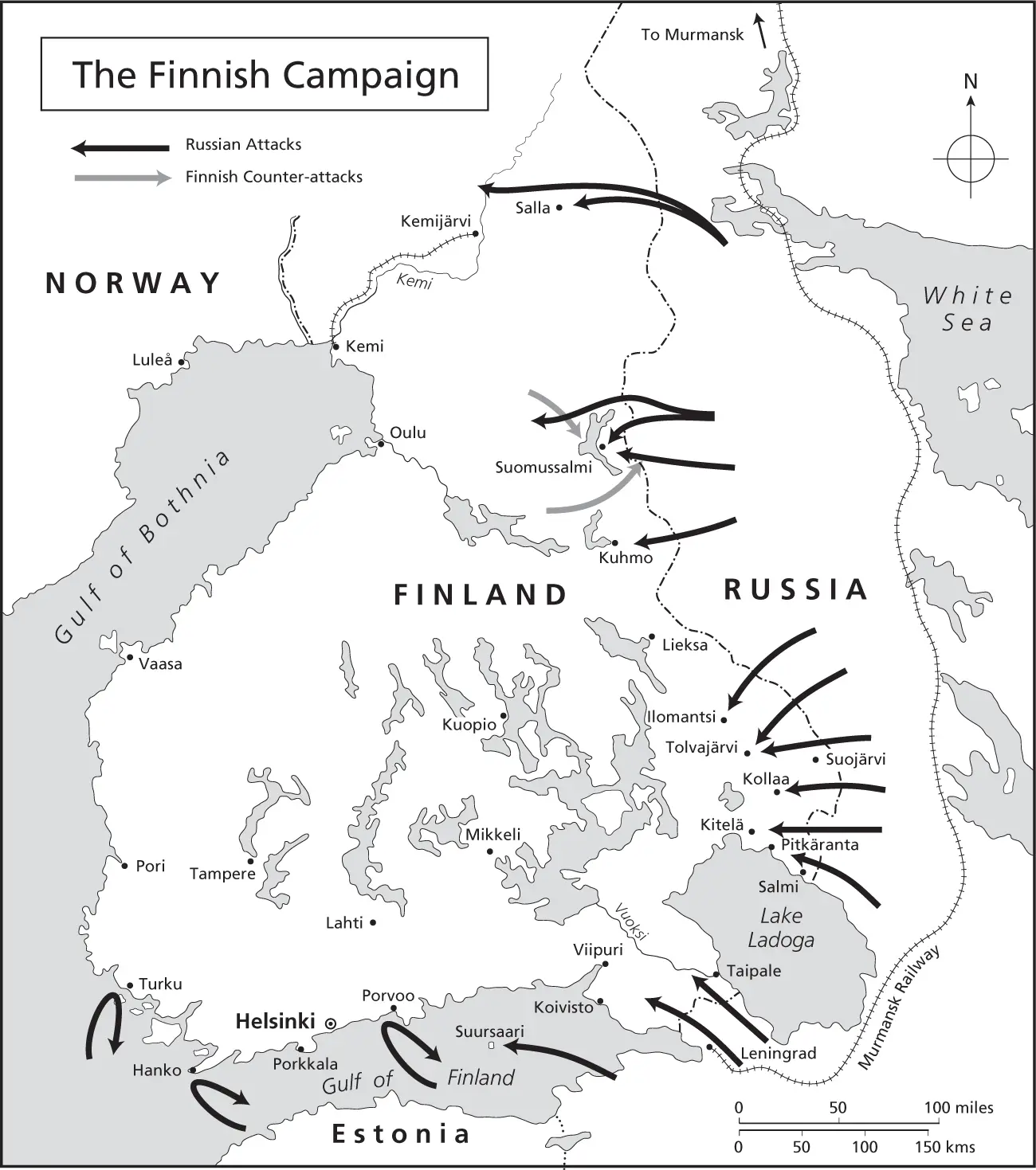 The Finnish Campaign Around the world the Soviet assault inspired - фото 30
