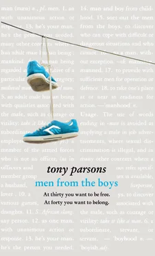 Tony Parsons Men from the Boys обложка книги