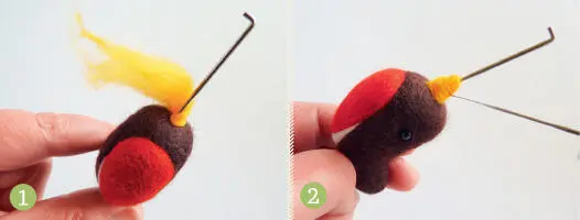 Stitching Noses 1 To stitch a nose preferably use thick cotton or a waxed - фото 23