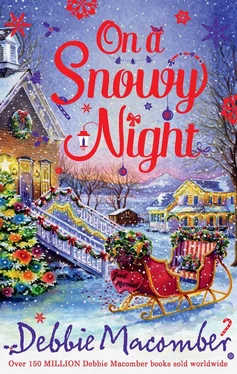 Debbie Macomber On a Snowy Night: The Christmas Basket / The Snow Bride обложка книги