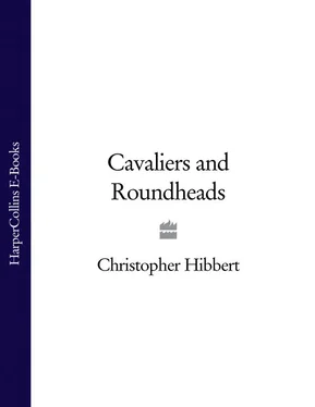 Christopher Hibbert Cavaliers and Roundheads обложка книги