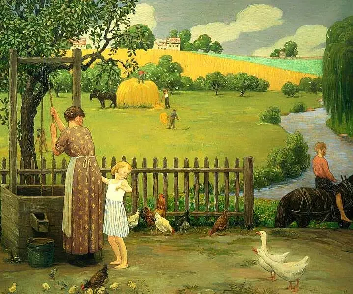 Брисон Берроуз 18691934 Июнь 1918 Холст масло 765x918 Брисон Берроуз - фото 44