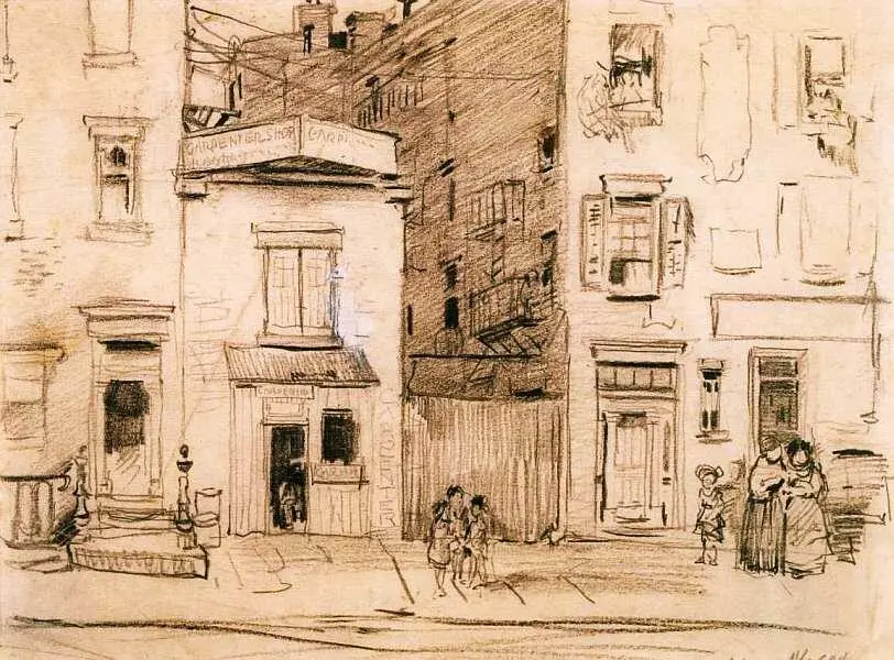 Джером Майерс 18671940 22я улица Истэнд НьюЙорк Без даты Бумага - фото 70