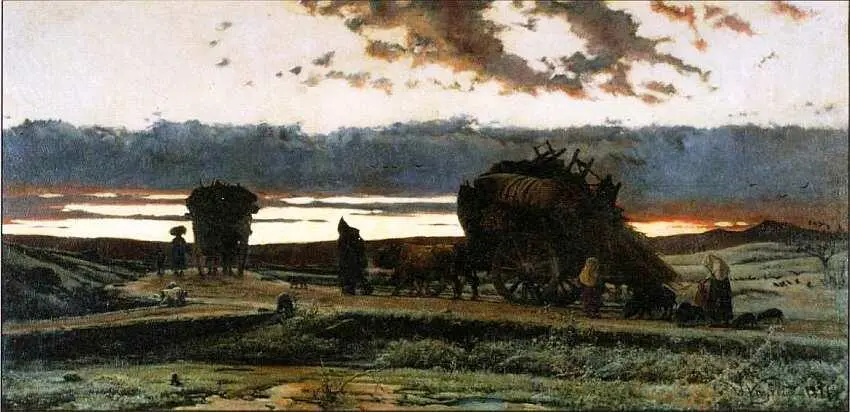 Хоакин Вайреда 18431894 Скорбь 1876 Холст масло 1275x2625 Хоакин - фото 42