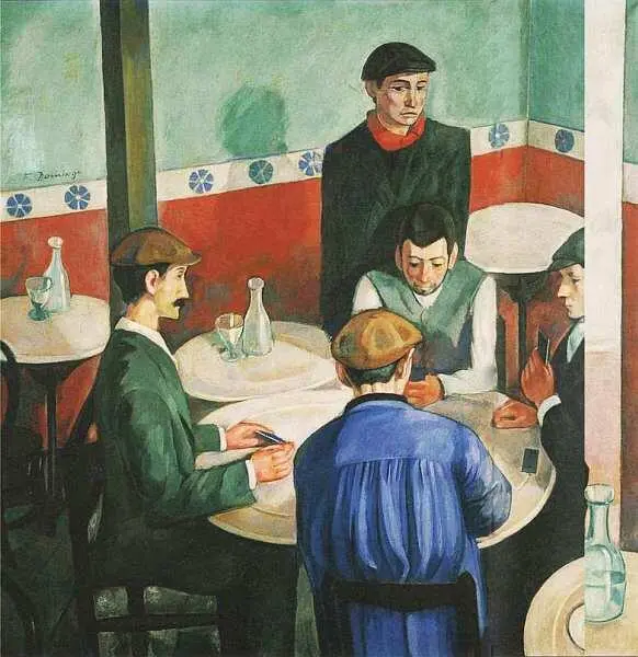 Франсиско Доминго Сегура 18931974 Игроки 1920 Холст масло 132x1505 - фото 57