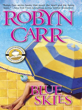 Robyn Carr Blue Skies обложка книги