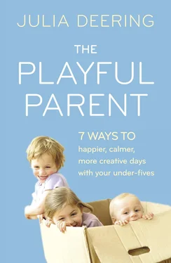 Julia Deering The Playful Parent: 7 ways to happier, calmer, more creative days with your under-fives