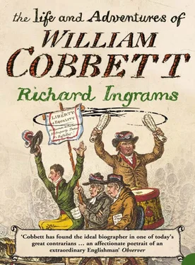 Richard Ingrams The Life and Adventures of William Cobbett обложка книги