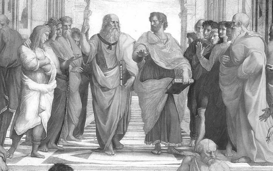 Fig 1 Detail from Raphaels School of Athens Plato on the left holds a - фото 2