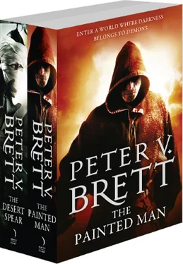 Peter V. Brett The Demon Cycle Series Books 1 and 2: The Painted Man, The Desert Spear обложка книги