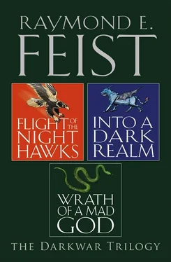 Raymond E. Feist The Complete Darkwar Trilogy: Flight of the Night Hawks, Into a Dark Realm, Wrath of a Mad God обложка книги