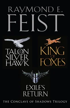 Raymond E. Feist The Complete Conclave of Shadows Trilogy: Talon of the Silver Hawk, King of Foxes, Exile’s Return обложка книги