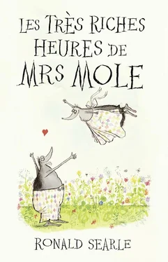 Ronald Searle Les Très Riches Heures de Mrs Mole обложка книги