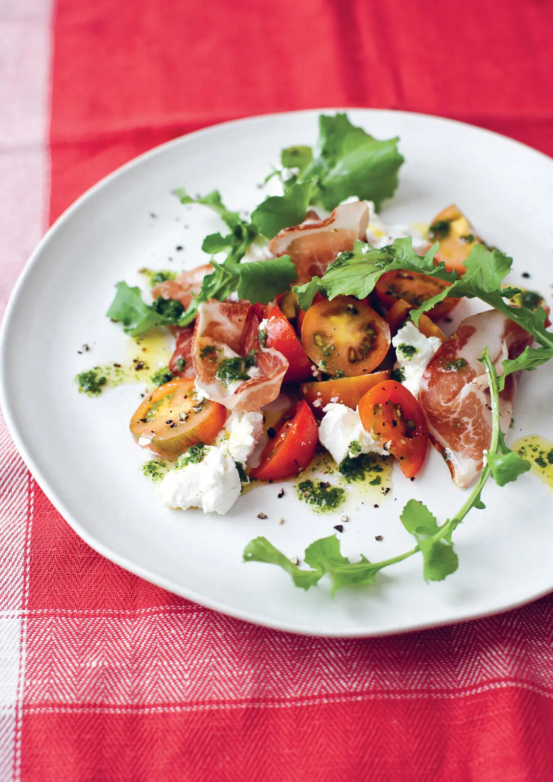 CAMONE TOMATO COPPA DI PARMA AND RICOTTA SALAD Camone tomatoes arrive at - фото 12
