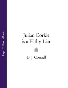 D. Connell Julian Corkle is a Filthy Liar обложка книги