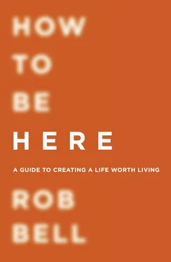 Rob Bell How To Be Here обложка книги
