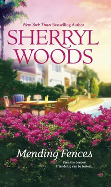 Sherryl Woods Mending Fences обложка книги