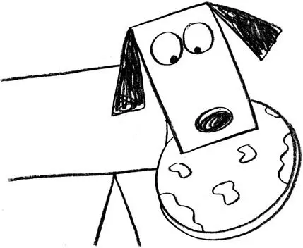 Only heres the thing He didnt He kept that flat cardboard circle in his - фото 12