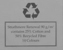 An example from G F Smith Sons Ltd paper and envelope makers of the fibre - фото 8