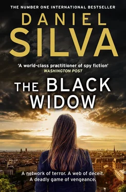 Daniel Silva The Black Widow обложка книги