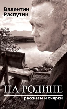 Валентин Распутин На родине. Рассказы и очерки обложка книги