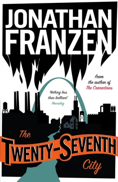 Jonathan Franzen The Twenty-Seventh City обложка книги