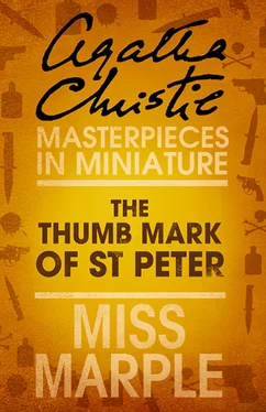 Agatha Christie The Thumb Mark of St Peter: A Miss Marple Short Story обложка книги