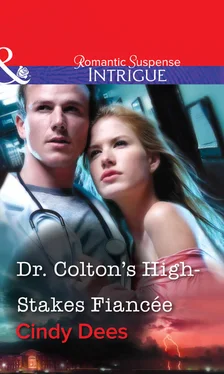 Cindy Dees Dr. Colton's High-Stakes Fiancée обложка книги