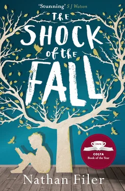 Nathan Filer The Shock of the Fall обложка книги