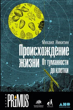 Михаил Никитин Происхождение жизни. От туманности до клетки обложка книги