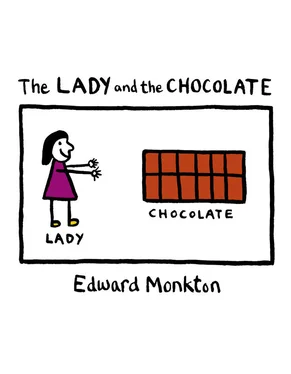 Edward Monkton The Lady and the Chocolate обложка книги