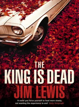 Jim Lewis The King is Dead обложка книги