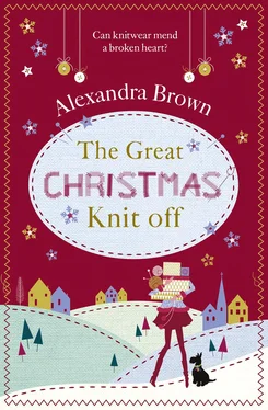 Alexandra Brown The Great Christmas Knit Off обложка книги