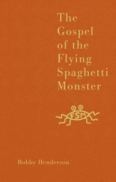 Bobby Henderson The Gospel of the Flying Spaghetti Monster обложка книги