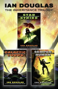 Ian Douglas The Complete Inheritance Trilogy: Star Strike, Galactic Corps, Semper Human обложка книги