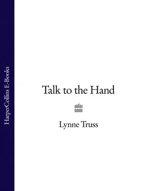 Lynne Truss Talk to the Hand обложка книги