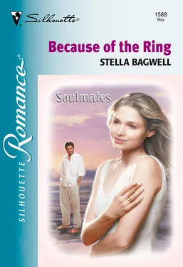 Stella Bagwell Because Of The Ring обложка книги