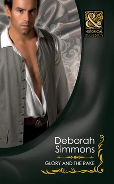 Deborah Simmons Glory And The Rake обложка книги
