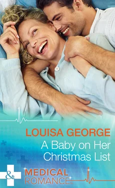 Louisa George A Baby on Her Christmas List обложка книги