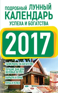 Нина Виноградова Подробный лунный календарь успеха и богатства 2017