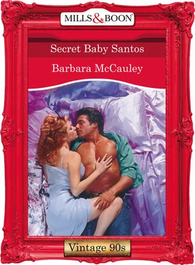 Barbara McCauley Secret Baby Santos обложка книги