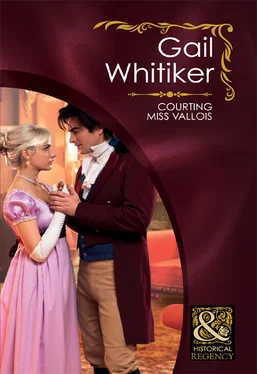 Gail Whitiker Courting Miss Vallois обложка книги